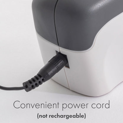 Smith’s 50097 Compact Electric Knife Sharpener | White & Grey | Kitchen Knife 2 Stage Sharpener | Electric & Manual | Blade Guide | Quick Sharpening & Polishing | Straight Edge Blades | Handheld