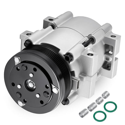 SYKRSS 58157 Air Conditioning A/C Compressor with Clutch Compatible with Ford Freestar 2004-2007 3.9L 4.2L, for Windstar 1999-2003 3.8L, Compatible with Mercury Monterey 2004-2007 4.2L V6, GAS