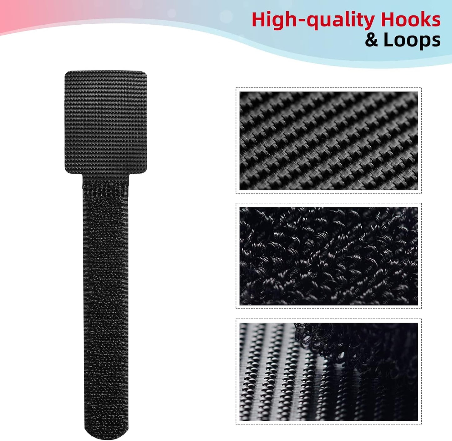 Cord Organizer for Appliances, 12 Pack SUITMAT Cable Holder for Small Kitchen Appliances, Kitchenaid, Air Fryer (Black)
