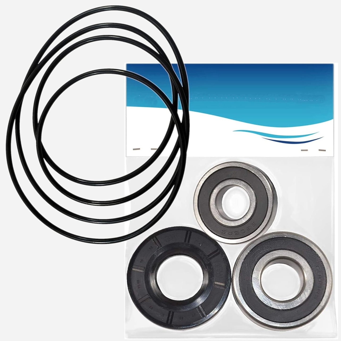 HQRP Bearing and Seal Kit for LG Kenmore Washers, Compatible with Multiple Models for Front Load Tub Replacement
