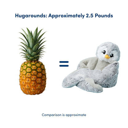 HUGIMALS Hugarounds Berkeley the Bat 2.5 lb Microwaveable & Freezable Weighted Plush Neck & Shoulder Wrap | Soothing, Comforting Hugs for Self-Care & Relaxation | Unscented for Ages 2+
