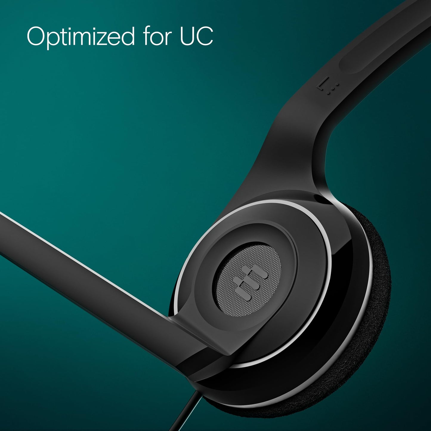 EPOS PC 7 USB Wired Headset – Lightweight Noise-Cancelling Boom Mic, Wideband Audio, Plug-and-Play USB-A, Crystal-Clear Calls for Skype, Zoom & Teams – Compatible with Windows, macOS, Chromeboo, Black