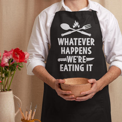SANDJEST Mens Aprons with Pockets - Funny BBQ Kitchen Cooking Aprons for Birthday Christmas Gifts