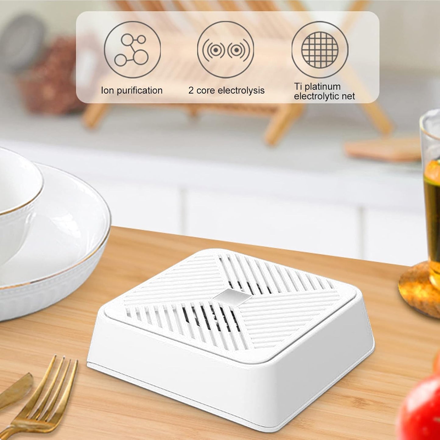 Fruit Vegetable Washing Machine, USB Portable Ultrasonic Electrolysis Fruit Purifier, Mini Dishwasher for Cleaning.