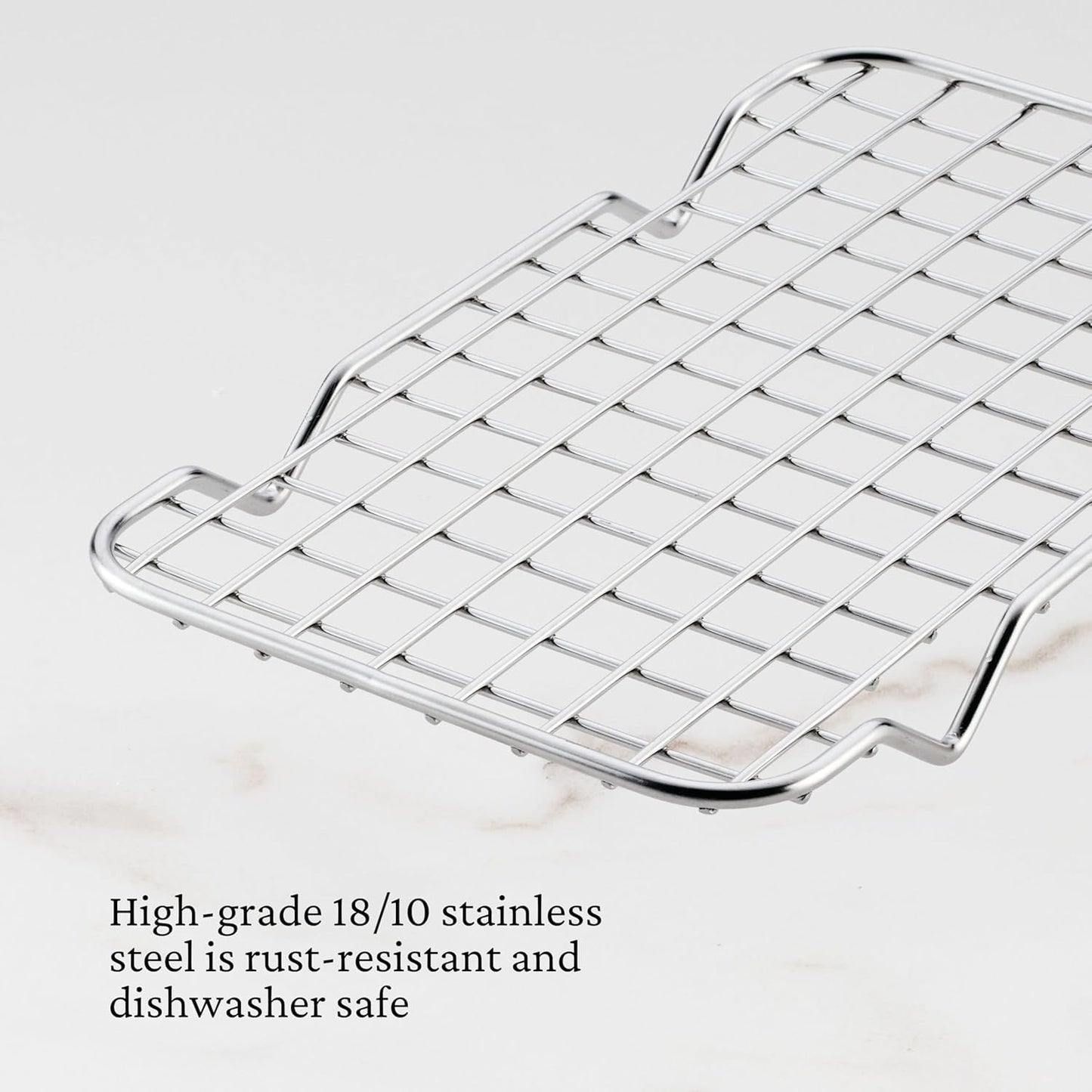 Hestan OvenBond Provisions - Tri-Ply Stainless Steel 2-Piece Mini-Eighth Sheet Pan & Rack Set (6 x 9")