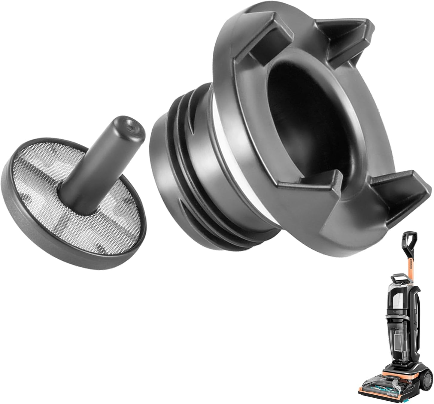 Replacement Clean Tank Receiver for Bissell Revolution HydroSteam Carpet Cleaners, Fits Models # 34249, 3428