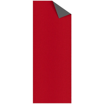 Ottomanson 2'7" x 54' Hallway Runner with Scraper Pile Extra Durable Non-Slip Rug Mat for Indoor & Outdoor Use - Ideal for Kitchen, Entryway, Patio & Garage - High-Traffic Carpet, Red