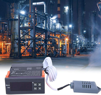 Fafeicy 220V Digital Air Humidity Control Controller, WH8040 Range 1%-99%RH, All-Purpose Digital Tool
