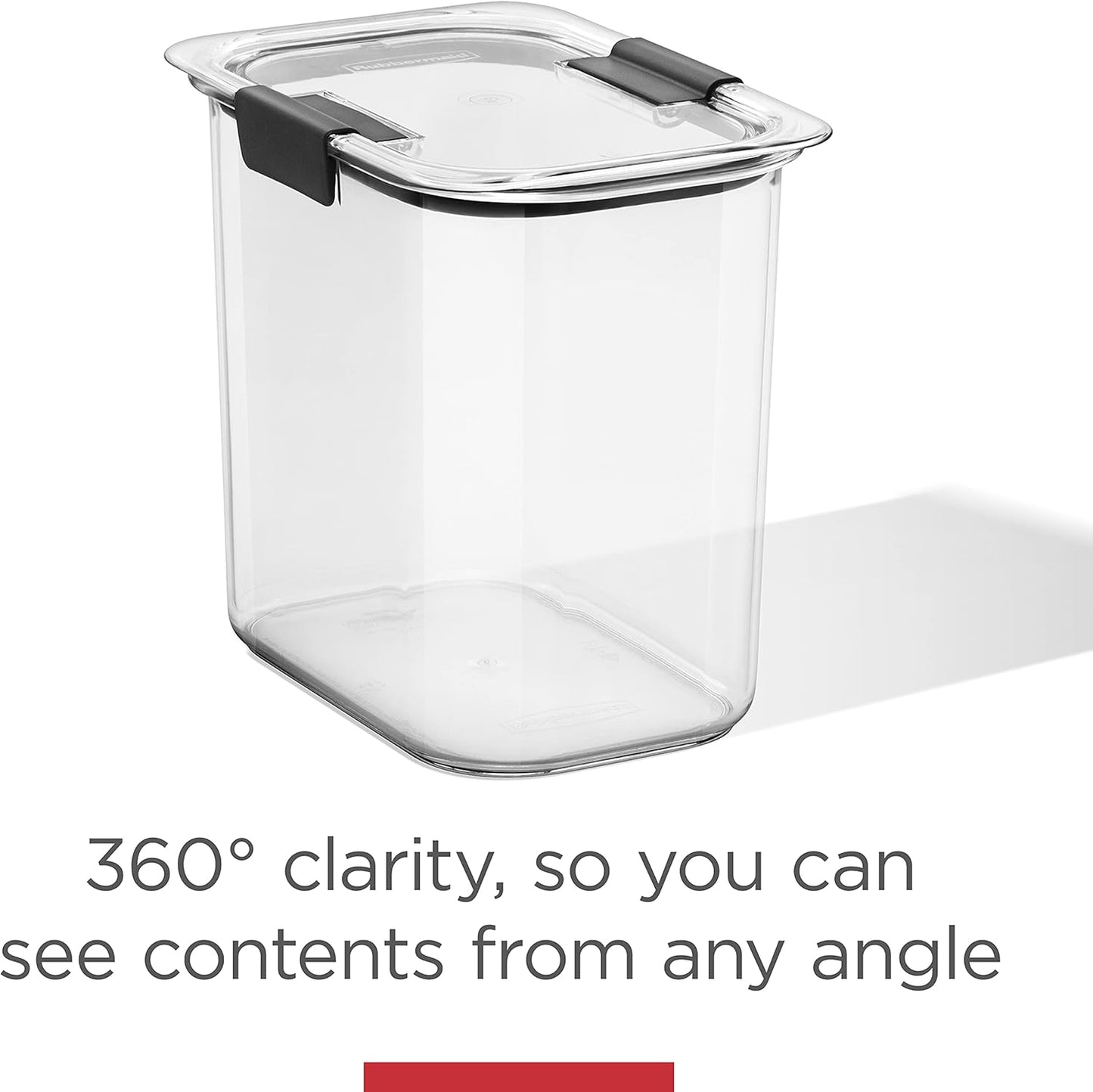 Rubbermaid Brilliance Food Storage Containers - Set of 4, BPA-Free, Airtight & Clear Design