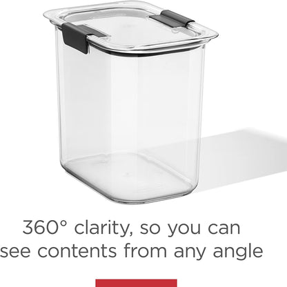 Rubbermaid Brilliance Food Storage Containers - Set of 4, BPA-Free, Airtight & Clear Design