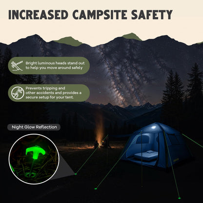 Oaktiv Inflatable Tents for Camping - CloudCamp Glamping Tent for 6 People Waterproof Oxford Fabric(210D), Quick Setup Air Tent with Manual & Battery Pump, UV Protection, 4-Season Inflatable Tent