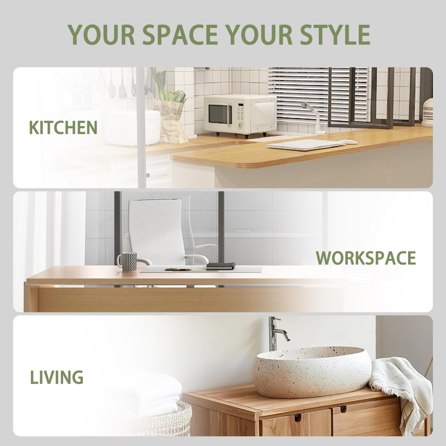 6ft Butcher Block Countertop–72" x 25" Solid Birch Wood DIY Countertop, Durable Counter Table Tops for Kitchen Island, Bar, Workshop, Laundry Counters Dining Room Tables 1.5" Thick Unfinished
