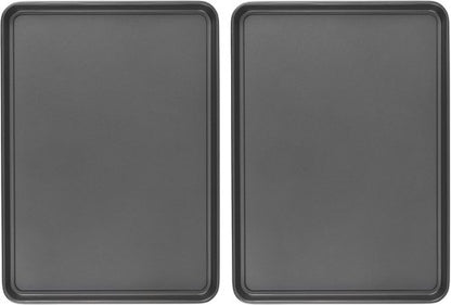 GoodCook Everyday Nonstick Carbon Steel Baking Sheet Set - Extra-Large 15” x 21” Cookie Pans, 2 Pack