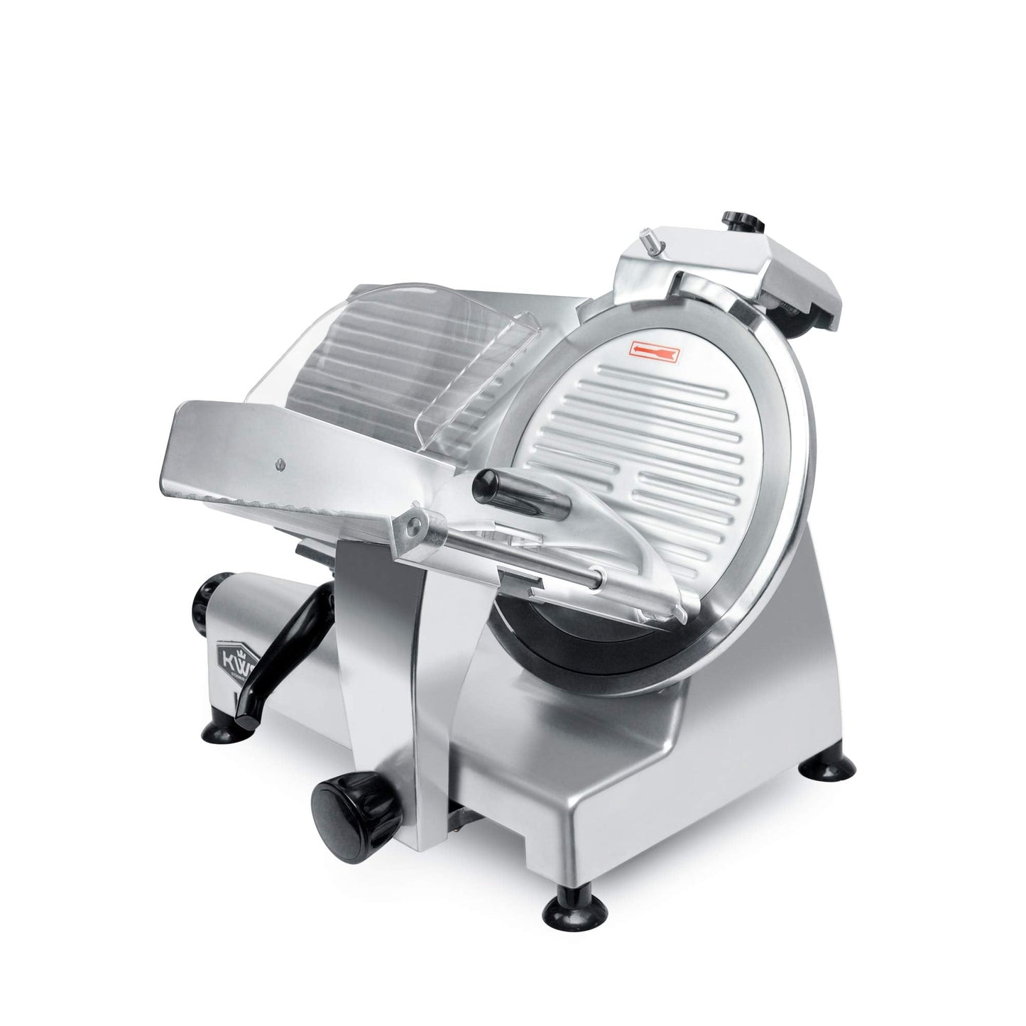 KWS Commercial 420W Electric Meat Slicer 12" Frozen Meat Deli Slicer Restaurant and Home Use [ETL, NSF Certified] (Stainless Steel Blade, 12-Inch Blade)
