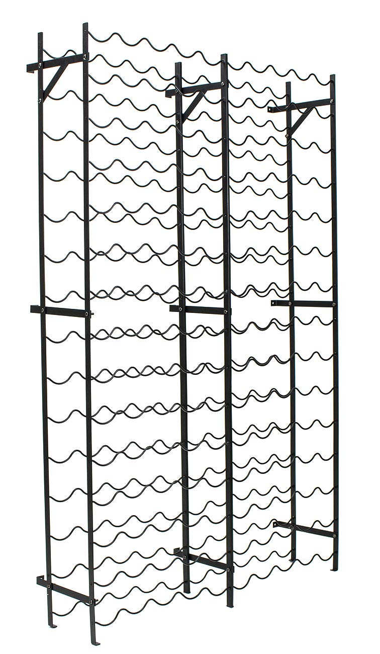 Sorbus Wine Rack Freestanding Floor - Wine Bottle Holder Holds 150 Bottles of Wine - 150 Bottle Capacity Wine Storage for Any Bar, Wine Cellar, Kitchen, Dining Room