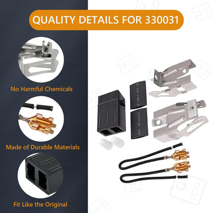 330031 Range Burner Receptacle Kit Replacement Part by Gattaidar, Compatible with Whirlpool Kenmore Range Oven