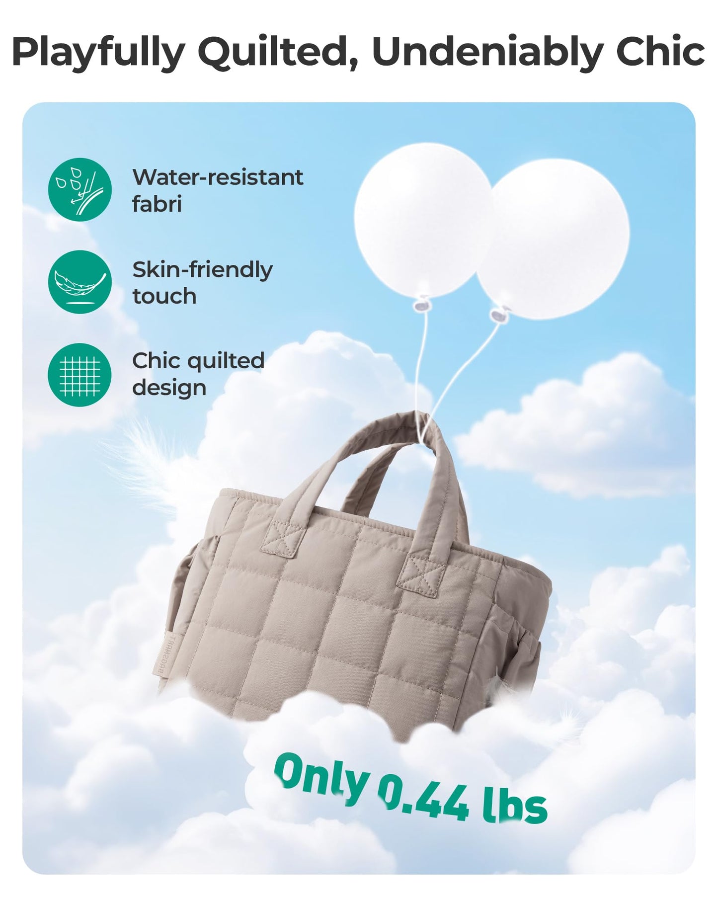 BAGSMART Lunch Bag for Women Small Cute Strawberry Quilted Lunch Box Insulated Lightweight, Leakproof, Durable & Reusable Tote Bag for Work, Travel, Outdoor, Picnic