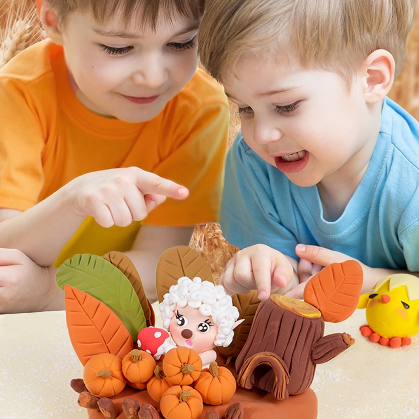 Cutedeer Air Dry Modeling Clay - 12 Colors, 2.6lb Soft Foam Molding Clay, DIY Creative for Kids Adults Arts & Crafts Project Supplies(2.6lb - 12 Colors)