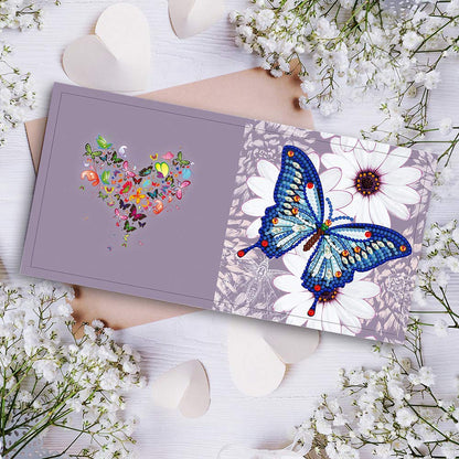 ycyingcheng 5D Diamond Painting Greeting Cards, 12 PCS DIY Rhinestone Art Greeting Card for Holidays Festival Craft Your Girlfriend Birthday Christmas Cards Handmade Gift(GC C001)