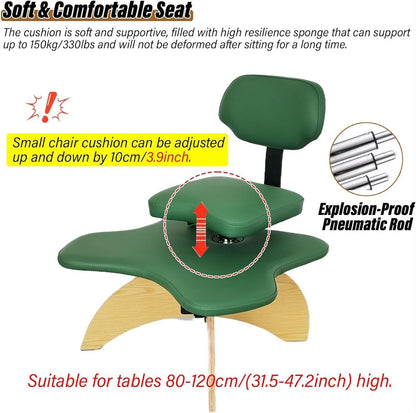 Meditation Chair,Cross Legged Chair, Knee Support Chair to Relieve Back Pain & Improve Posture/Ergonomic Meditation Chair for Computer Workers Yoga Lovers Meditation Fanatics(Brown)