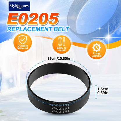 MyKEEPOW E0205 Vacuum Belt Compatible with Eureka PowerSpeed Lightweight Vacuum Cleaner NEU180, NEU181, NEU182, NEU182A, NEU182B, NEU186, NEU188,NEU192, 5 Pack