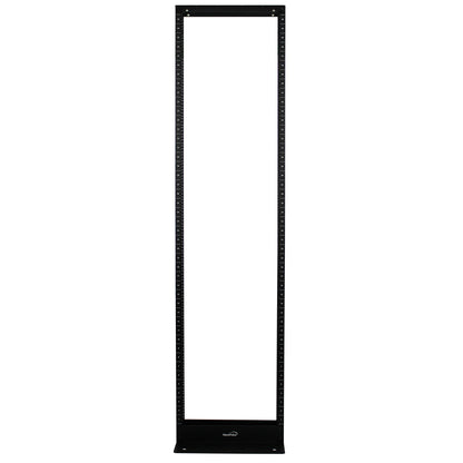 NavePoint 45U 2 Post Open Frame Server Rack for 19 Inch Equipment, AV, Networking, Data & IT Devices, 2-Post Rack 45U 881lbs Weight Capacity, Black