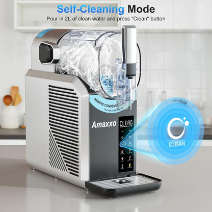 Slushie Machine for Home 15-60Mins - 88oz Slushy Machine Maker No Ice Needed Self Cleaning, Frozen Drink Machine, 7 Preset Programs for Margarita, Frappés, Milkshakes, Soda, Fruit Juice Slushies