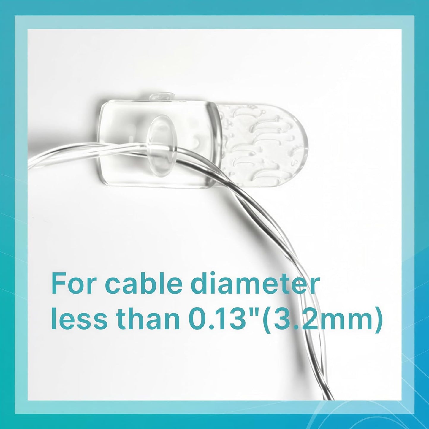 MOVELYST Mini Clear Light Clips - 100 Damage-Free Indoor Wall Hooks with 120 Adhesive Strips for Easy Christmas Decoration