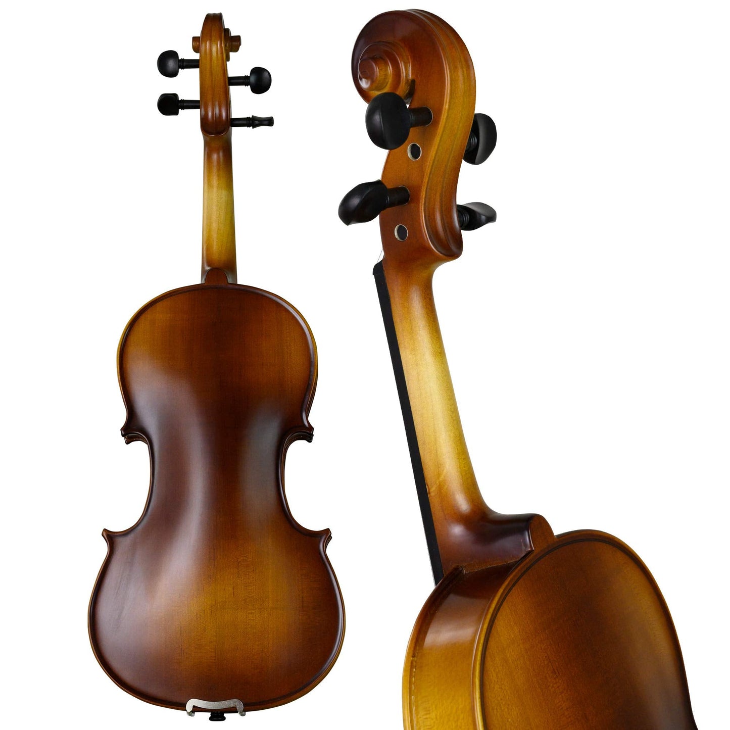 Ricard Bunnel G2 Violin Outfit 1/8 Size - Carrying Case and Accessories Included - Solid Maple Wood and Ebony Fittings By Kennedy Violins