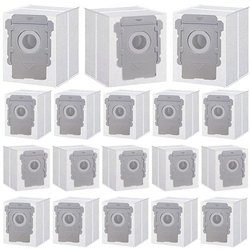 18 Pack Vacuum Bags Compatible with iRobot Roomba i7 i7+ i3 i3+ i8 i8+ j5+ i5+ i4 i4+ i1+ i6 i6+ j5+ j7 j7+ s9 s9 Plus Bags Automatic Dirt Disposal Bags