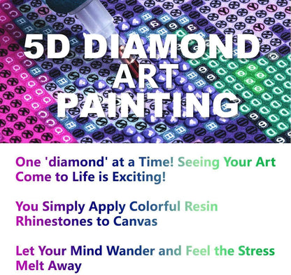 Zariocy 2 Pack Large Diamond Art Kits for Adults Lighthouse, DIY Diamond Painting Art Landscape Round Full Drill Crystal Diamond Embroidery Paintings Arts Craft for Home Wall Decor 31.5x11.81 inch