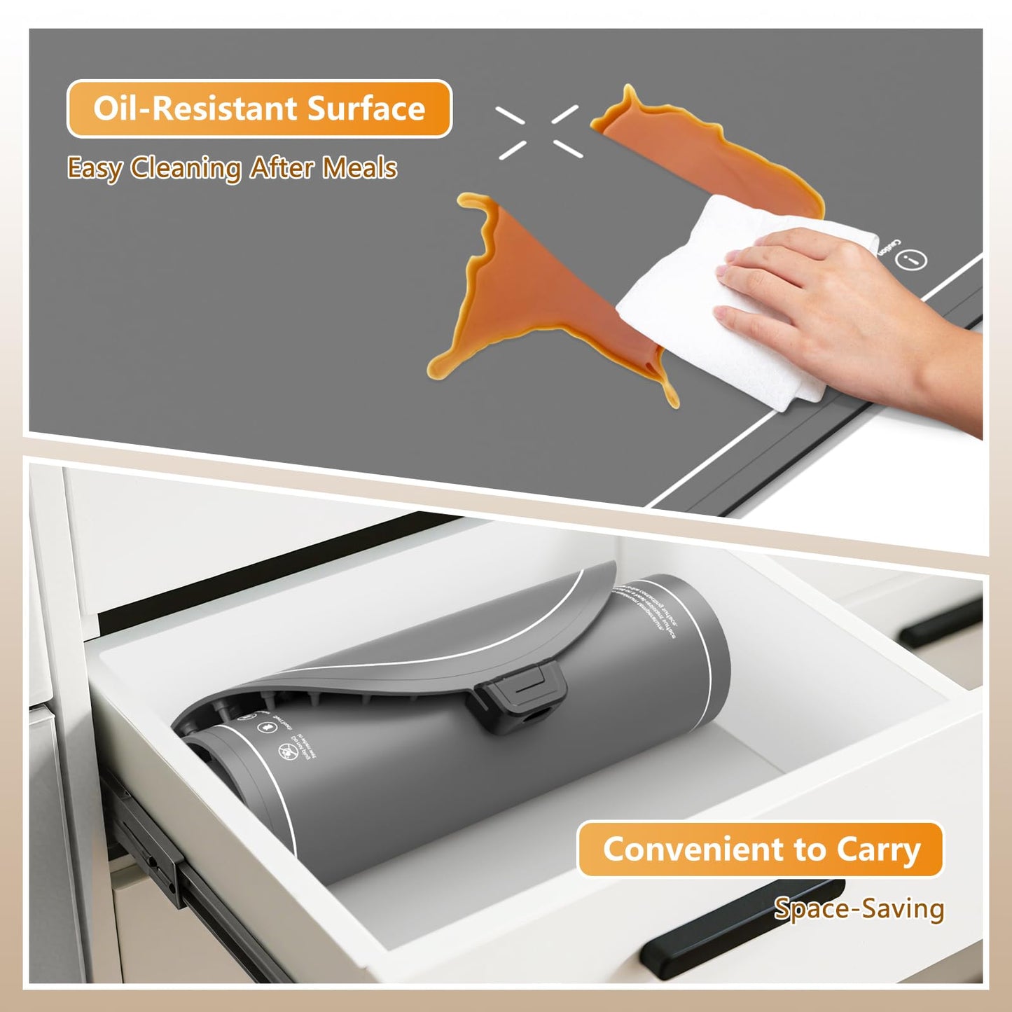 Warming Mat for Food Extra Large,36x16 Food Warming Mats for Countertop,Heating Mat for Food,Silicone Food Warmer Mat,Food Warmers for Parties Buffet,Warming Trays for buffets Party
