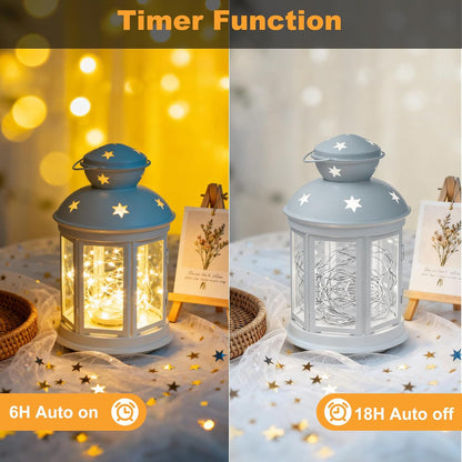 Skiennix Fairy Lights - 32FT Rechargeable Battery Operated Mini LED String Lights | Waterproof Warm White for Bedroom & Party Decor