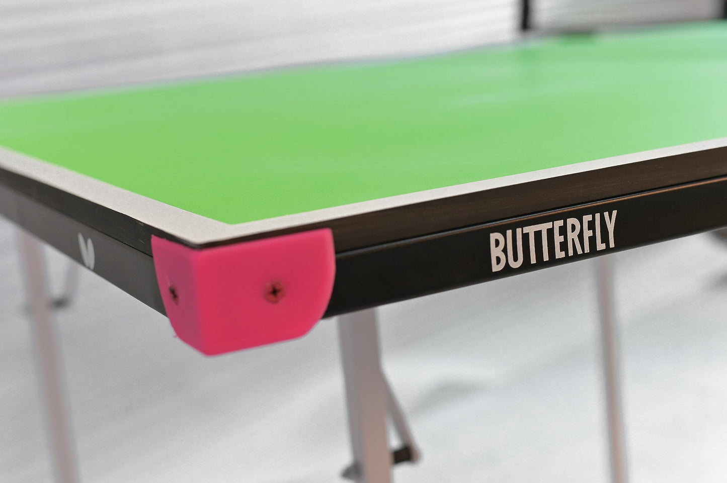 Butterfly Junior Stationary Ping Pong Table - 3/4 Size Table - Space Saver Game Table - Regulation Height - Sturdy Frame - Ships Assembled with Net
