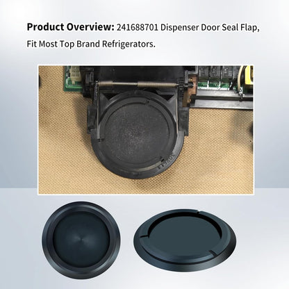 New 2 Pack Dispenser Door Seal Flap Replacement for Electrolux, Frigidaire, Kenmore Refrigerators