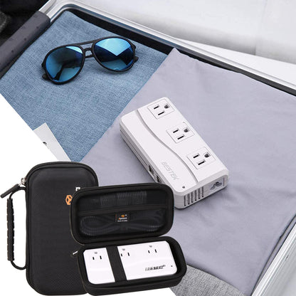 Aproca Hard Storage Travel Case for BESTEK Universal Travel Adapter 220V to 110V Voltage Converter (Black)
