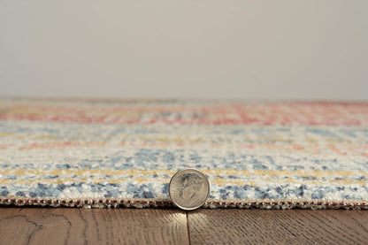 Linon Home Décor Plateau Moore Accent Rug, Ivory & Rust, 2' X 3'