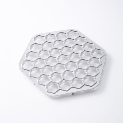 Pelmeni Maker – 37-Hole Aluminum Pelmeni Mold, Russian Ravioli Maker, Dumplings Mold for Homemade Siberian Meat Dumplings, Pierogi, and Pastry Dough Press