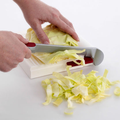 Westmark Adjustable Cheese Slicer with Board & Stainless Steel Sharp Blade, German Cheese Cutter with Precise Thickness Control, Multipurpose Food & Cheese Slicer, Effortless Slicing, White