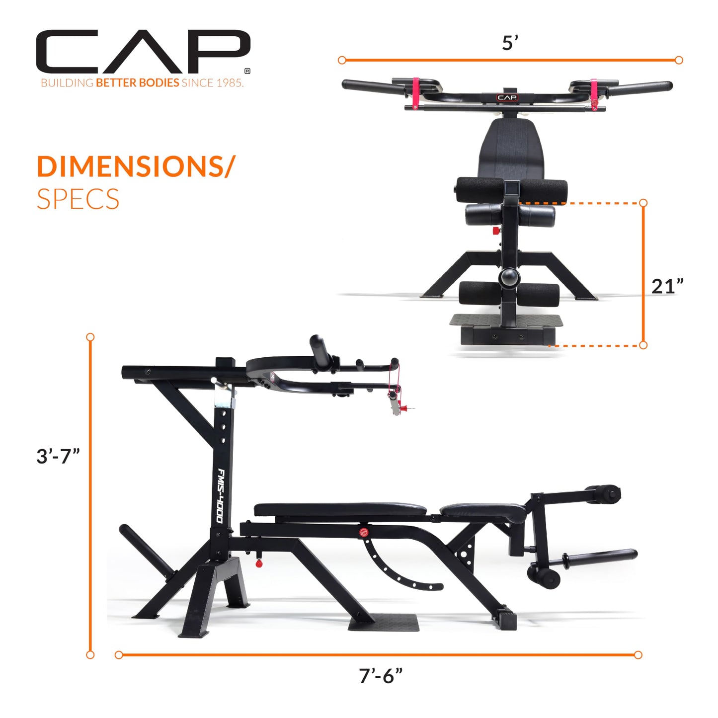 Cap Barbell Multifunctional Leverage Gym Machine for Full-Body Strength Training