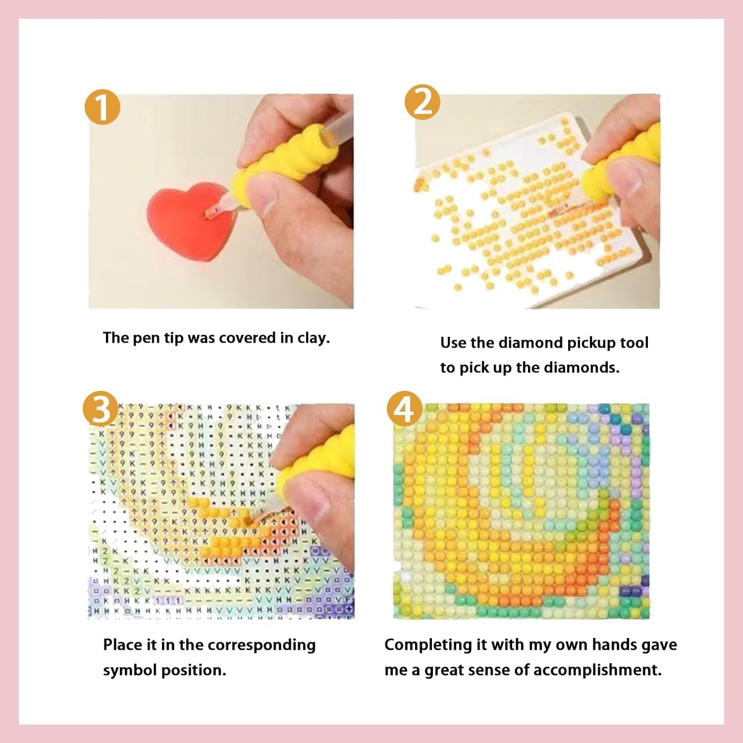 CuddleJunk Diamond Pearl Painting Kit for Adults - DIY Art Canvas 11.81x15.75 Sunflower Rose Cherry Ocean Themes - Stress Relief Craft Supplies Home Decor (Castle)