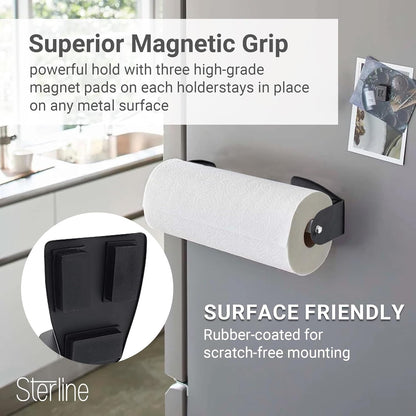 Magnetic Towel Holders - 2-Piece Set, Customizable for Grill, Fridge, Kitchen, RV, Indoor/Outdoor Toolbox Accessories