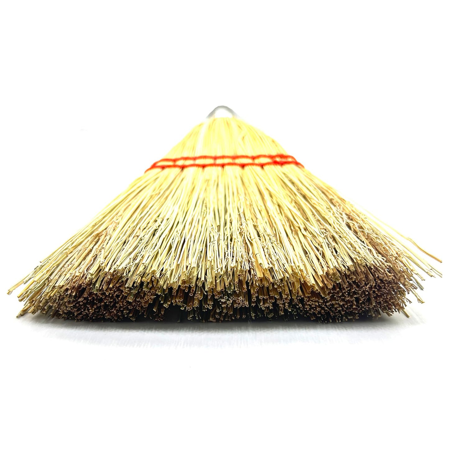 12 Inch Corn Handmade Broom Mini Whisk Made of Natural Corn Broom Straw with a Solid Metal Hang Design for Outdoor Car Porch Debris Dust Dirt Driveways Sidewalks Halloween
