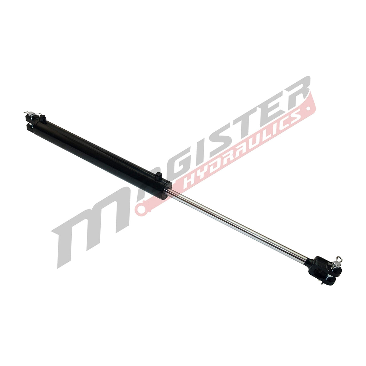 Magister Hydraulics Double Acting Hydraulic Cylinder - AG Clevis Hydraulic Cylinder 2500 PSI tie-Rod Alternative 3.5" bore 8" Stroke (3.5x8 ASAE)