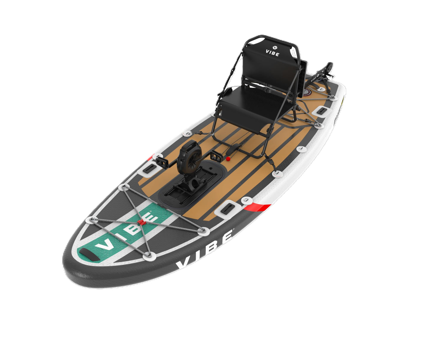 Uptown 100 Lite Inflatable Paddle Board with Seat & Pedal Drive | Includes Paddles, Pump, Carrying Bag | 10ft, Easy Storage & Transport | All-in-One Water Adventure Solution