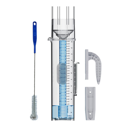 CLIMALYTIC Tropo Rain Gauge & Snow Gauge - Freeze-Proof All Weather Gauge for Extended Outdoor Use - Large 13.5” Capacity - Professional, CoCoRaHS-Approved Accuracy - Easy-to-Use Rain & Snow Meter