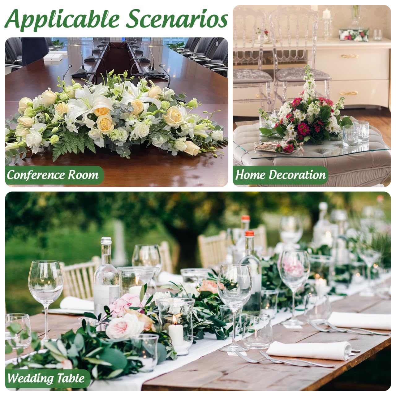 Garneck 10pcs Floral Foam Tray Plastic Foam Trays for Flower Arrangements Wedding Party Decoration Supplies