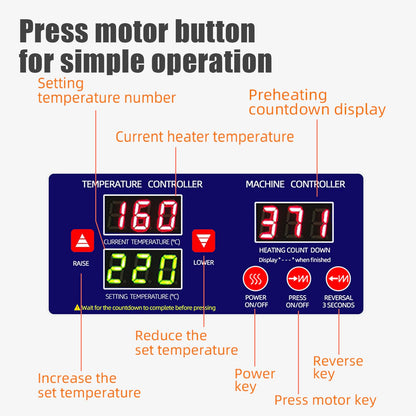 DITOSH Oil Press Machine Oil Extractor Commercial Automatic Stainless Steel Cold Press Oil Machine Electric Seed Oil Maker Silver Oil Pressure Machine for Home Use 820 W 110 V US Plug
