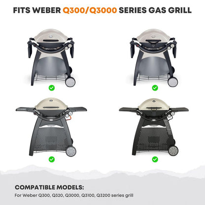 Stanbroil Cooking Griddle Insert for Weber Q300/Q3000 Series Grills, Nonstick Full Size Griddle Plate for Weber Q3000 Q3100 Q3200 Q300 Q320 Grills