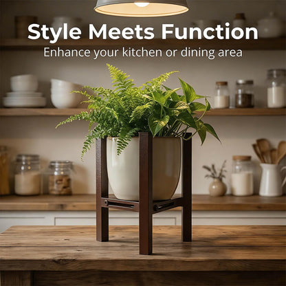 Drawinsage 5-6-7-7.5" Adjustable Plant Stand Indoor, Metal Stable Plant Holder, Modern Plant Stands Fits Pots for Home